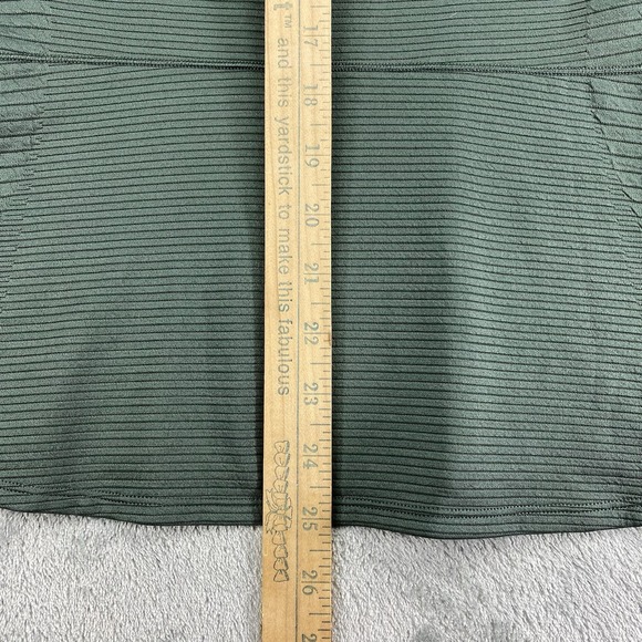 Lululemon Ventscape Half-Zip Long Sleeve Top Womens Sz 12 Smoked Spruce Athletic - Picture 12 of 12